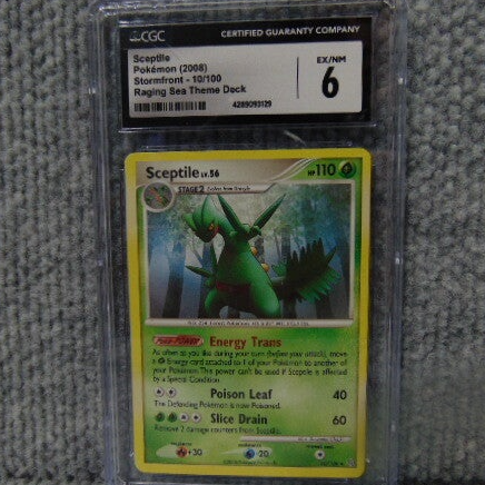 CGC (Graded 6) 2008 Sceptile Raging Sea Theme Deck