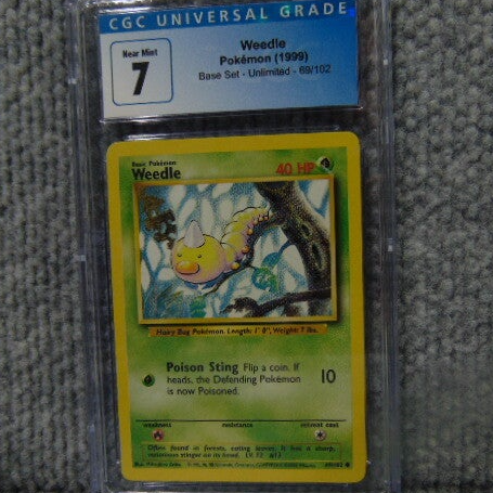 CGC Universal (Grade 7) 1999 Weedlle Base Set Unlimited Card #69/102