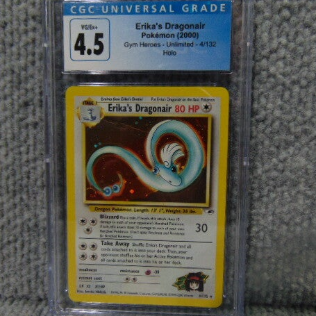 CGC Universal (Grade 4.5) 2000 Erika's Dragonair Holo. #4/132