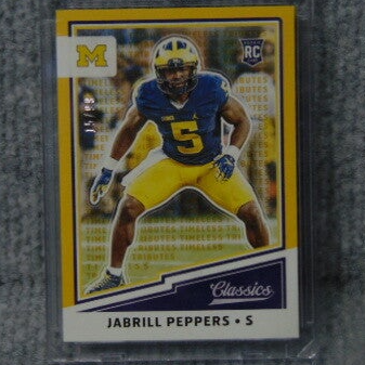 Panini Classic Football 2017 Jabrill Pepper Rookie Insert #15/99 Card #239