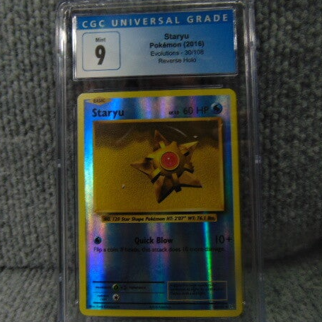 2016 CGC Universal (Grade 9) Reverse Holo Staryu