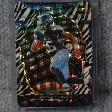 2022 Panini Select Prizm Rookie Treyon Burks Zebra Parallel Card #39