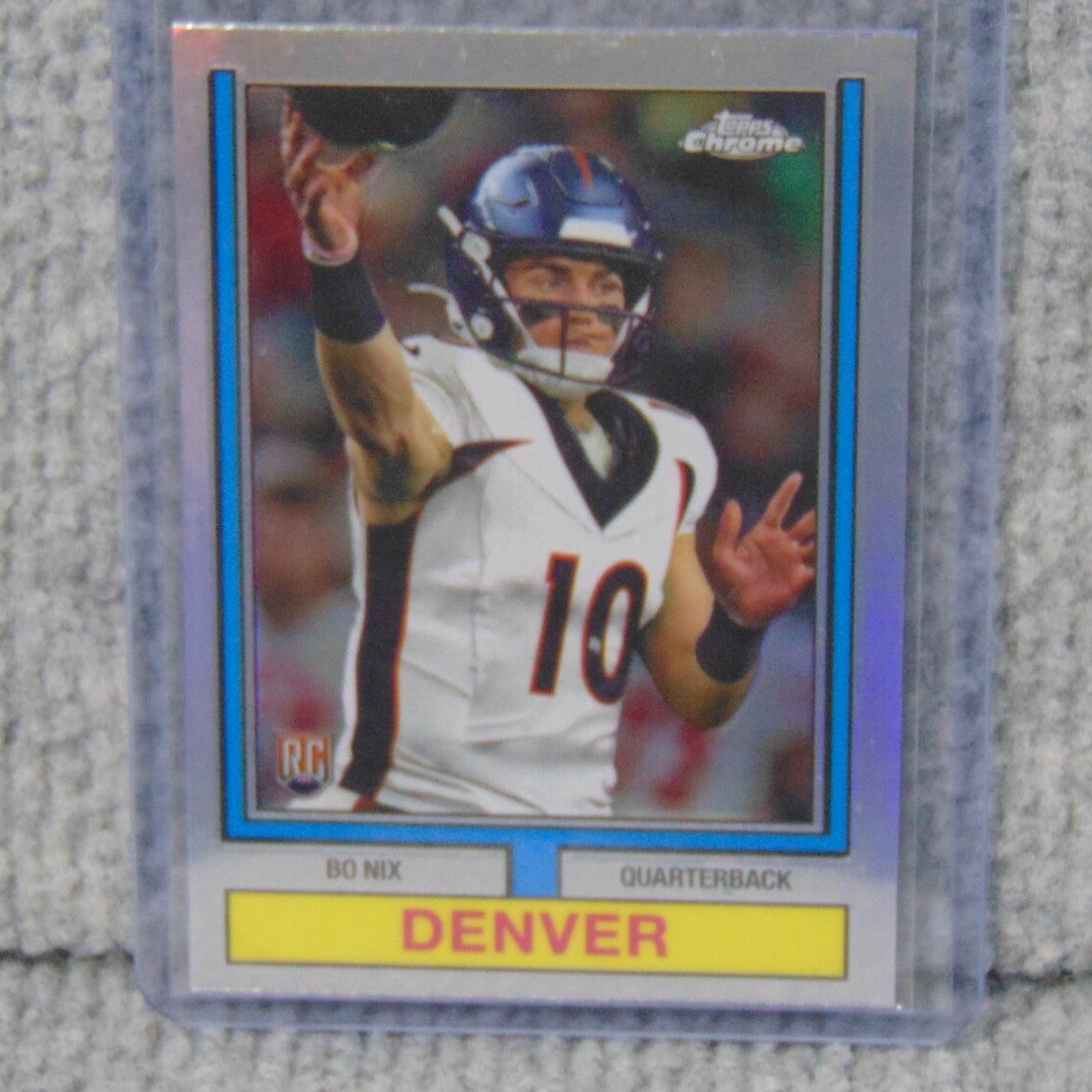 Topps Chrome, 2024 BO NIX (RC) Refractor.