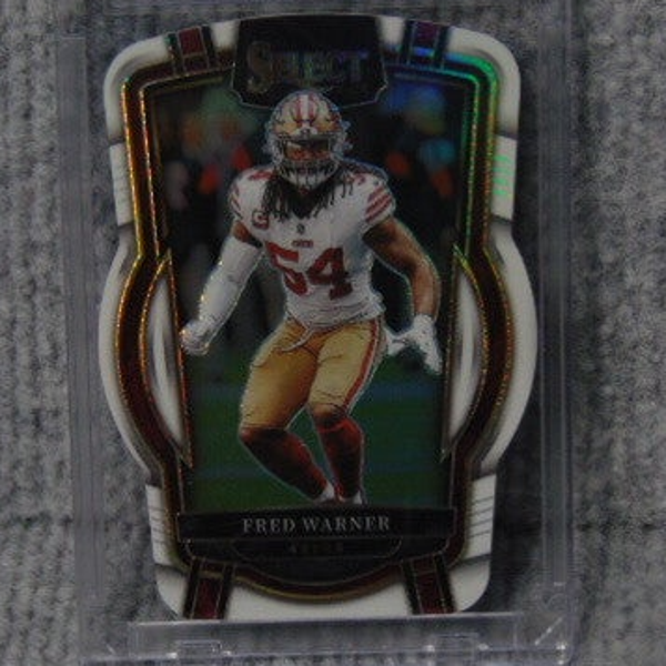 Fred Warner Panini Select White Refractor Card #215 Insert #42/49