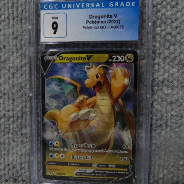CGC Universal (Grade 9) 2022 Full Art Dragonite V 49/78