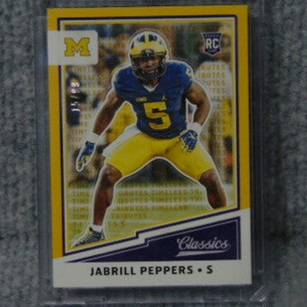 Panini Classic Football 2017 Jabrill Pepper Rookie Insert #15/99 Card #239