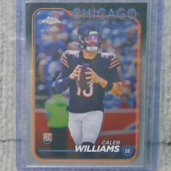 2024 Topps Chrome #202 Caleb Williams Rookie Card