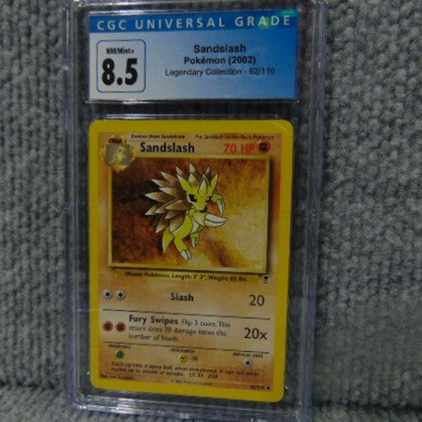 CGC Universal (Graded 8.5)2002 Sandslash Legendary Collection #62/110