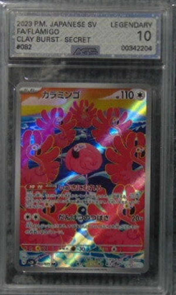AGS (Grade 10) JPN. 2023 FA/Flamigo Clay Burst Secret Set Card #82