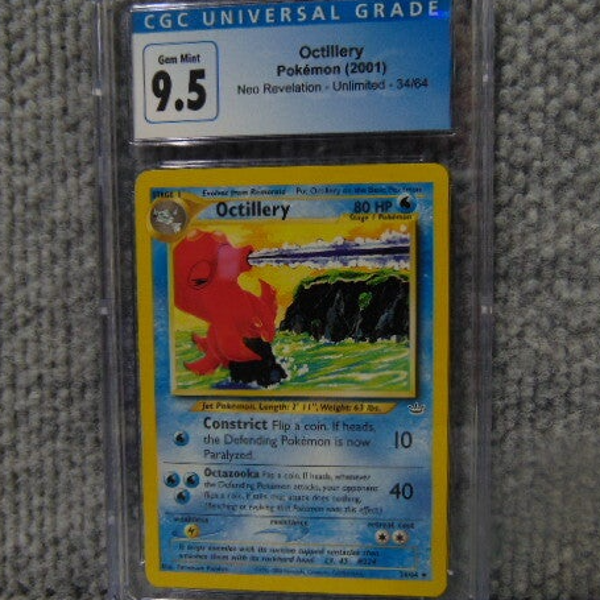 2001 (CGC 9.5) Neo Revelation Unlimited Octillery.  #34/64