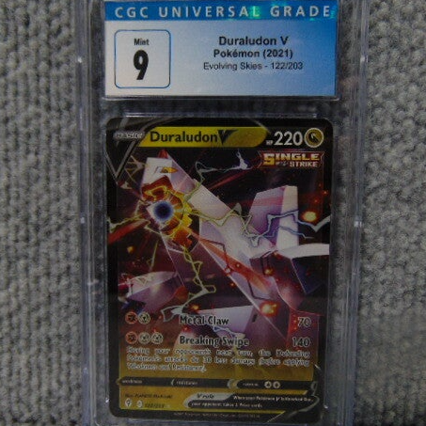 2021 CGC (Graded 9) Duraludon V Card #122