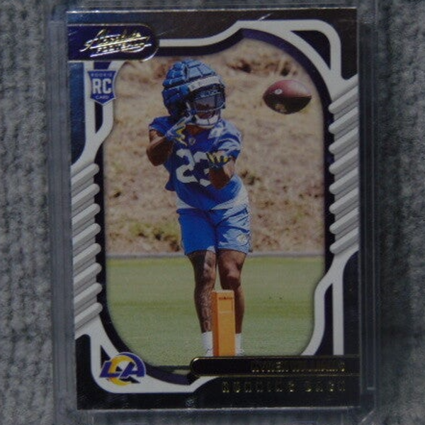 2022 Absolute Kyren Williams Rookie Siver and Gold Card #182