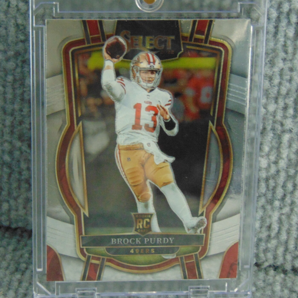 2022 Panini Select Brock Purdy Rookie Card.