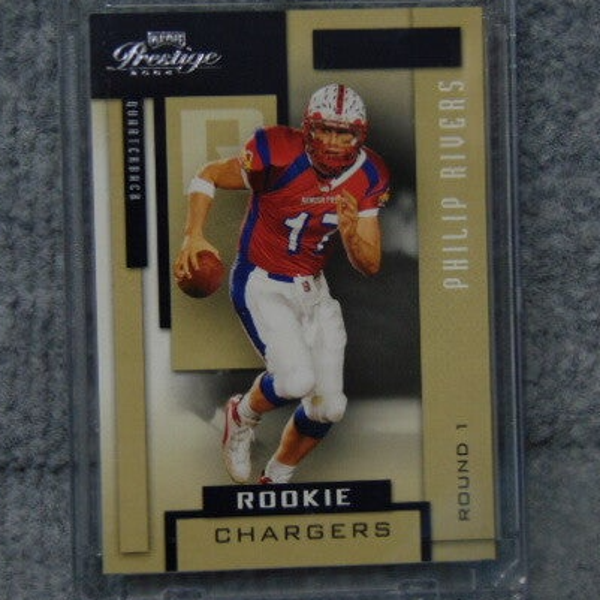 2004 Donruss Playoff Prestige Philip Rivers Rookie Card #153