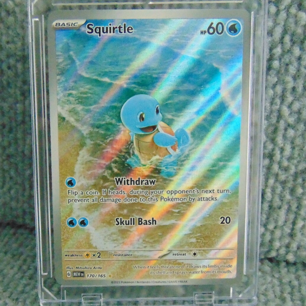 (2023)  SQUIRTLE FULL ART HOLO. #170/165