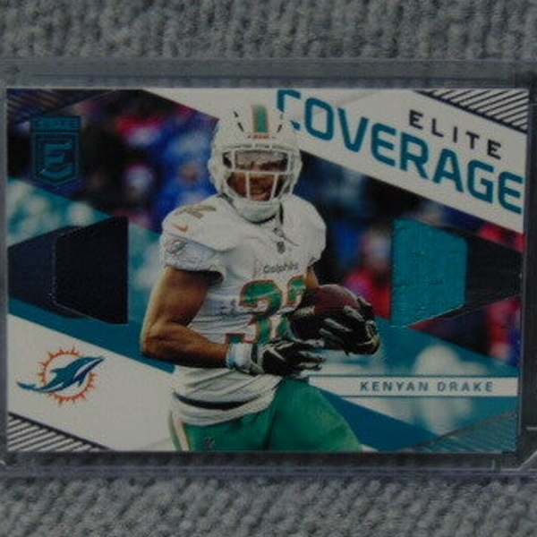 20019 Panini Donruss Elite Kenyan Drake Game Worn Jersey