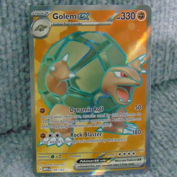 GOLEM EX FULL ART HOLO!!!!! (2023)