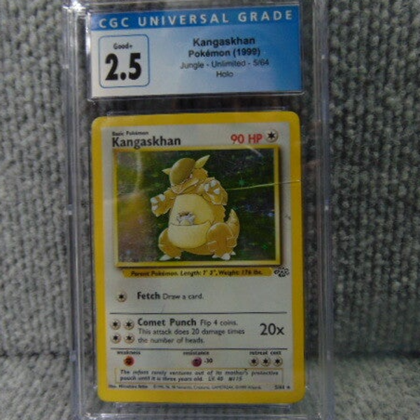 2.5 CGC Universal Graded 1999 Kangaskhan Holo #5/64.