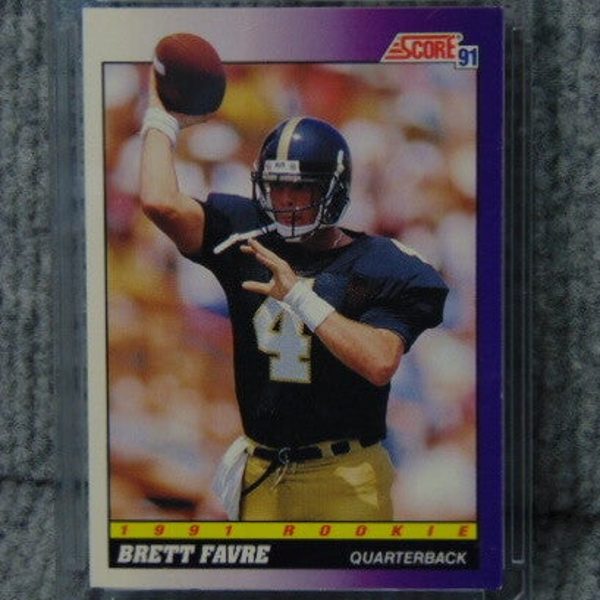 1991 Score Brett Favre Rookie Card