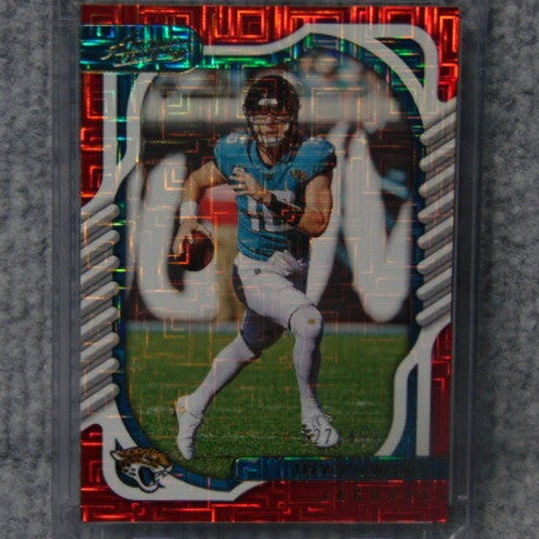 Absolute 2022 Trevor Lawrence Red Green Refractor #127/499