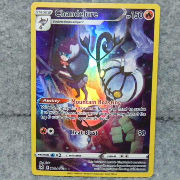 2022 Chandelure #TG04/TG30 Full art holo.