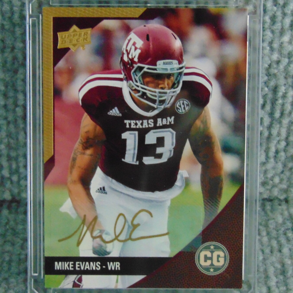 Mike Evans Rookie Autograph card. #96