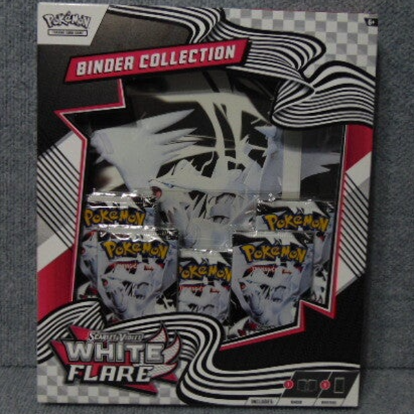 White Flare Binder Collection Set.