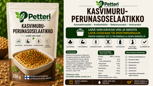 Kasvismuru-perunasoselaatikko