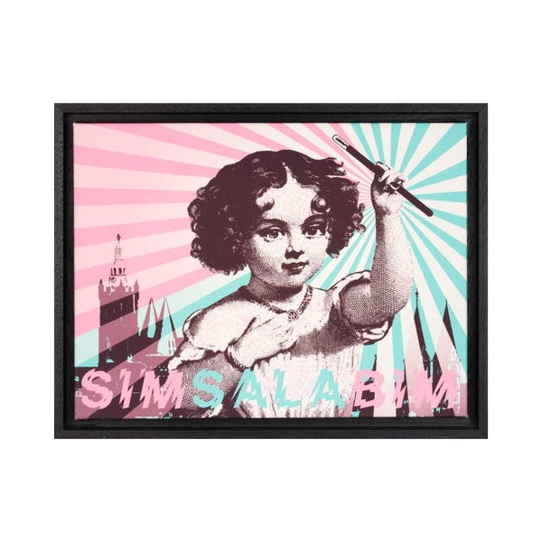 Daniël Heynen Canvas Simsalabim in baklijst
