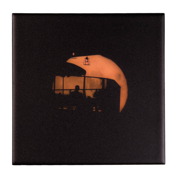 Siem Clerx tegeltje 15*15cm 'Maan'