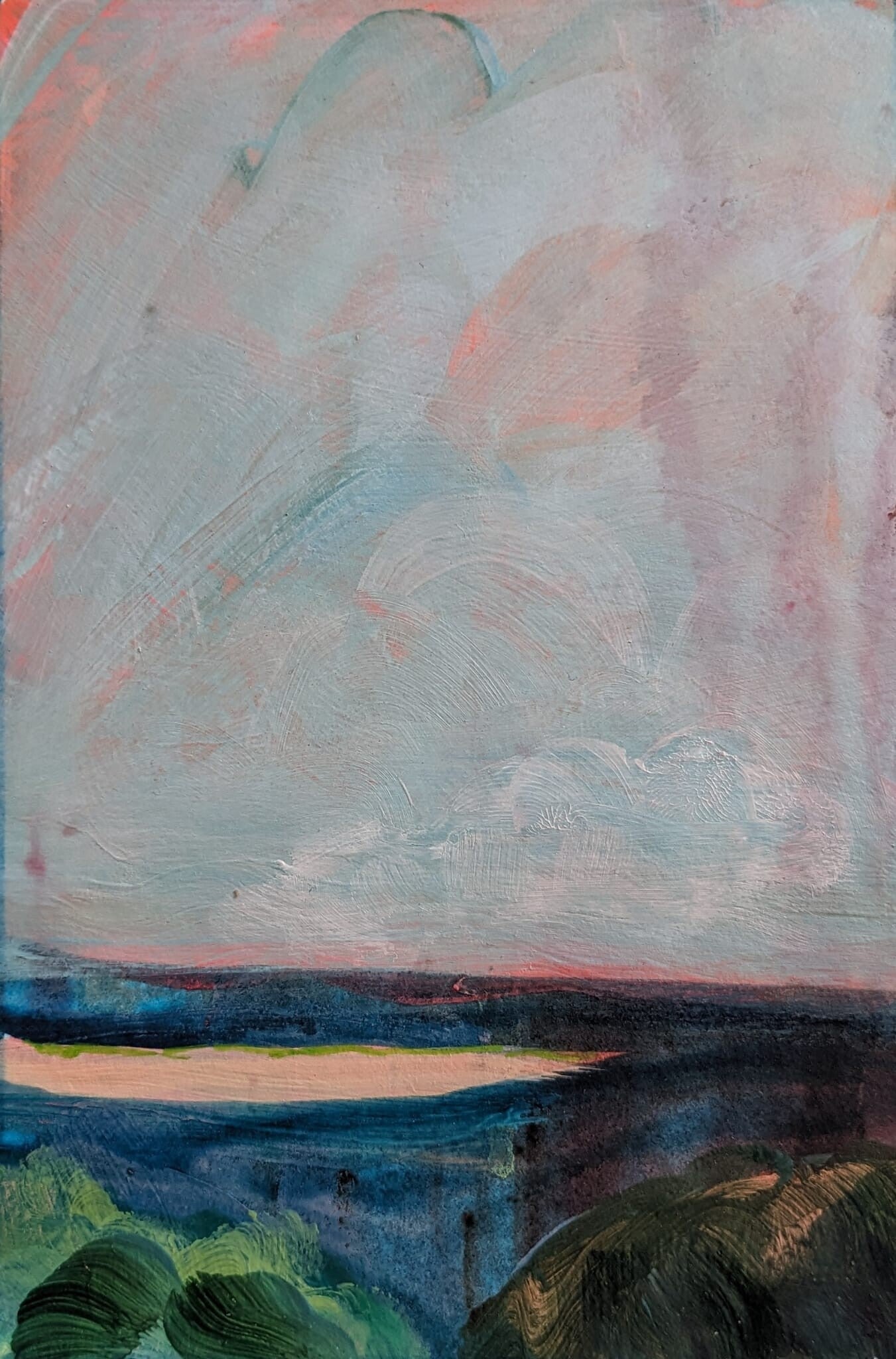 Olga de Schrijver   'Lighthouse'  10*15cm