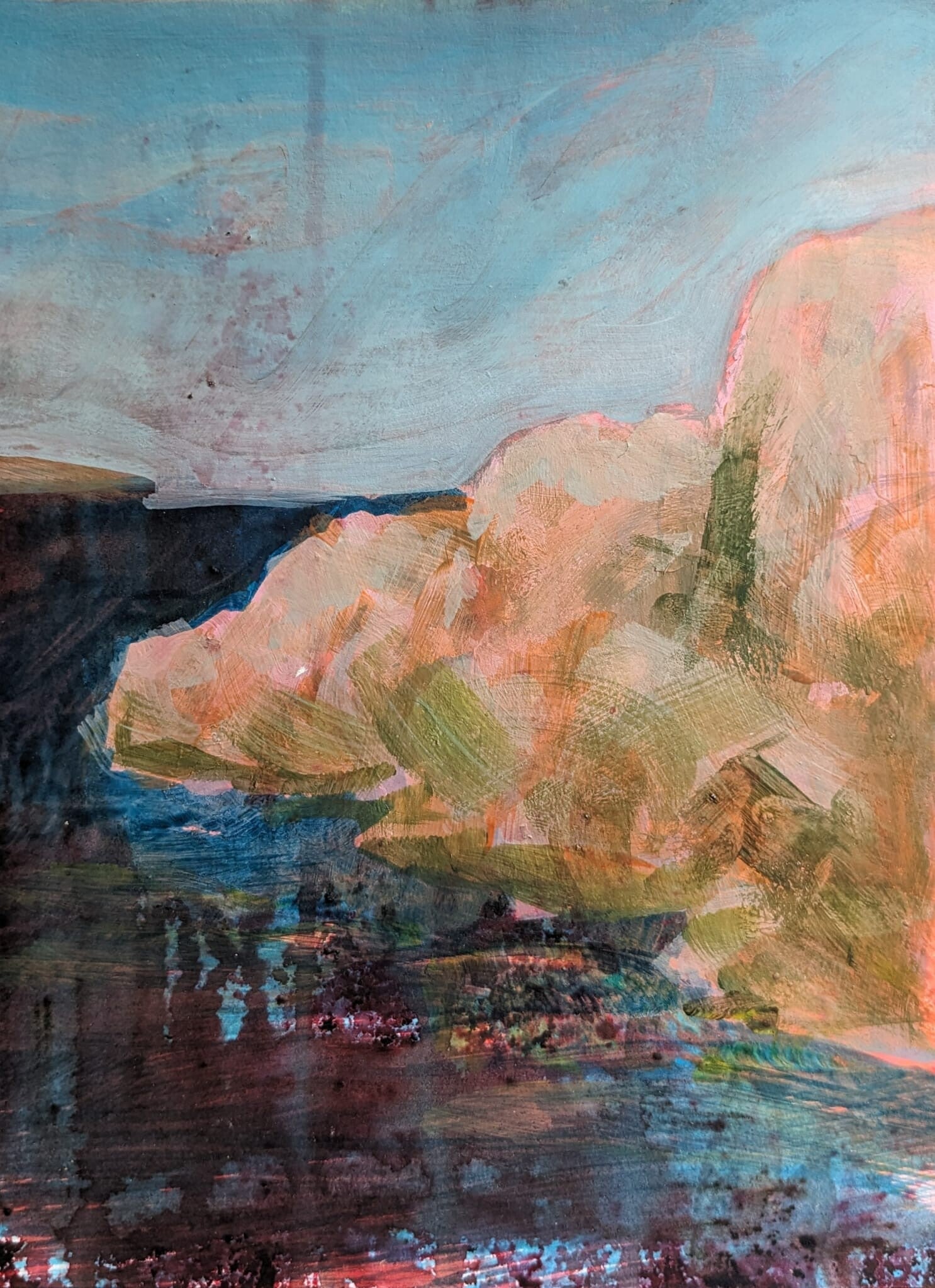 Olga de Schrijver 'Rocce Rosse' 14*19cm