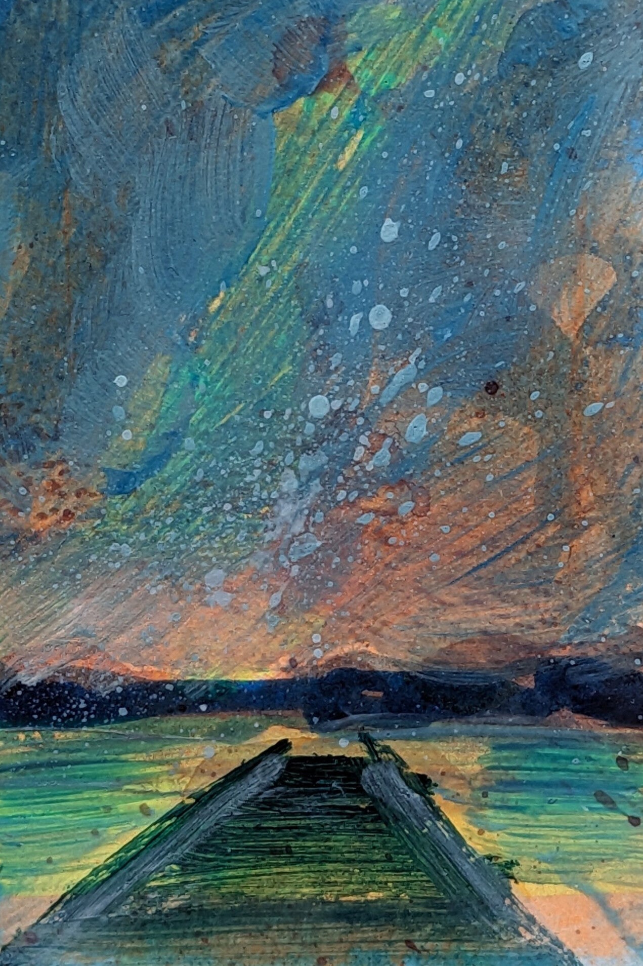 Olga de Schrijver 'Waitata Bay' 5*8cm