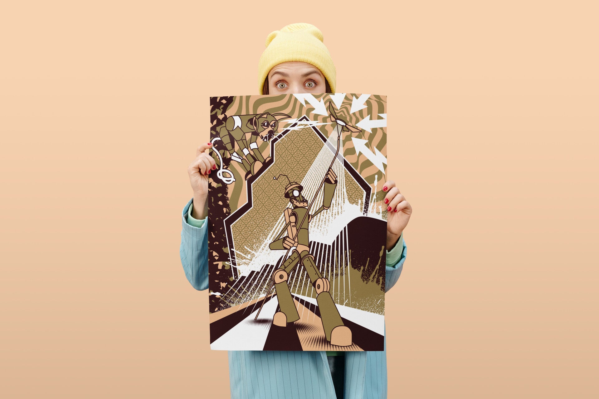 Daniël Heynen Artprint (in 5 afmetingen)  'Weerstand Roermond'