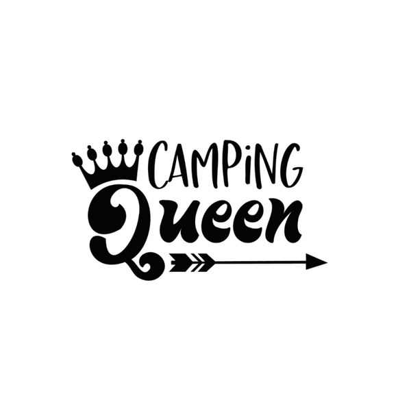 Aufkleber "Camping Queen"