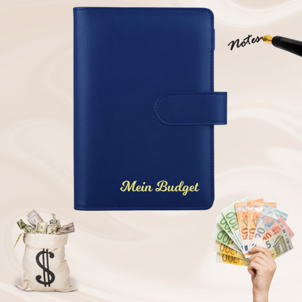 Budget Binder dunkelblau inkl. Budgettaschen
