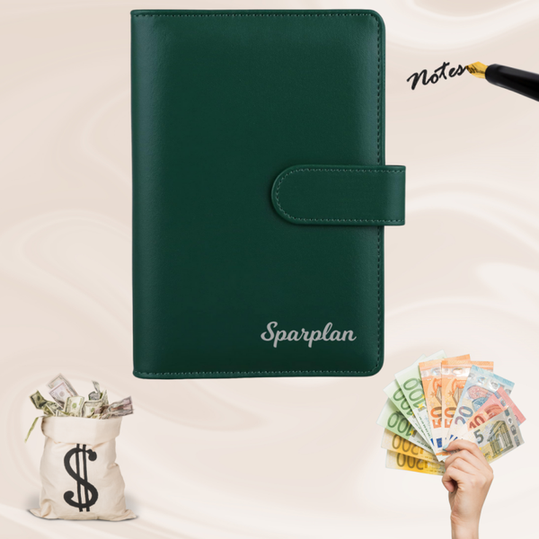 Budget Binder grün inkl. Budgettaschen