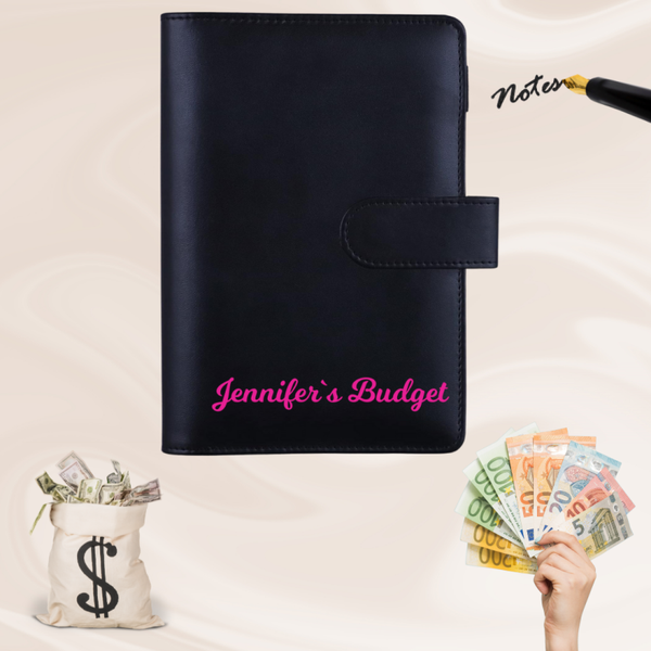 Budget Binder schwarz inkl. Budgettaschen