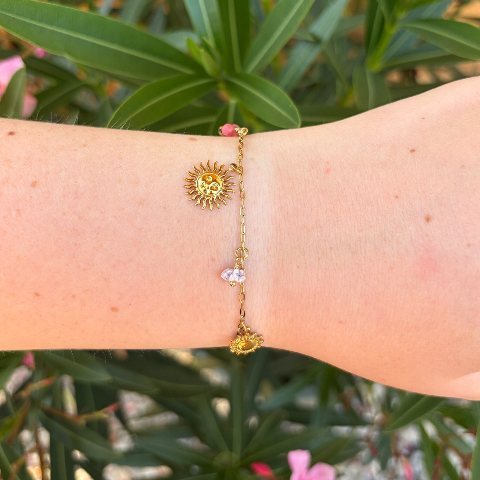 Sun Charm Bracelet