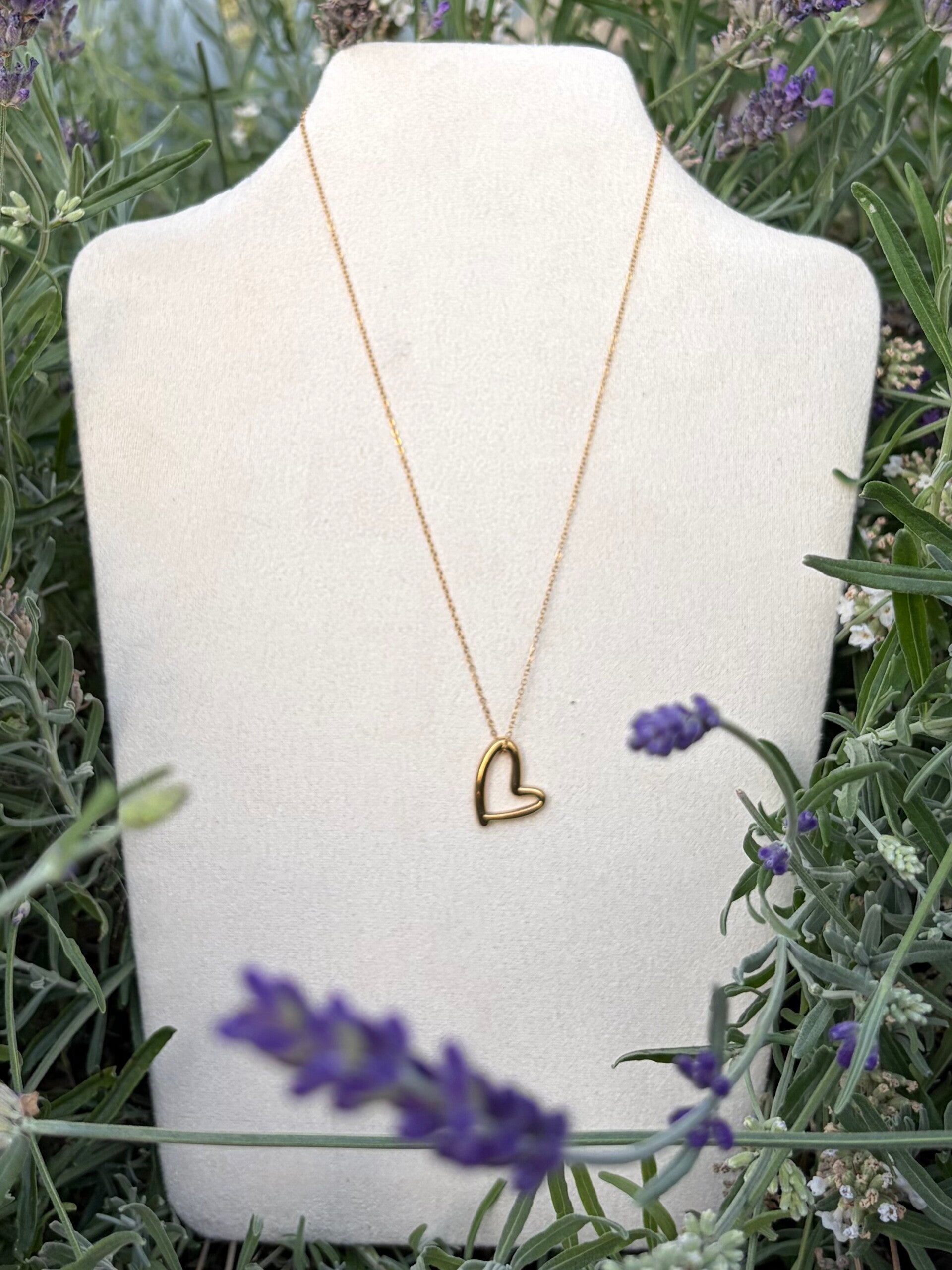 Open Heart Necklace