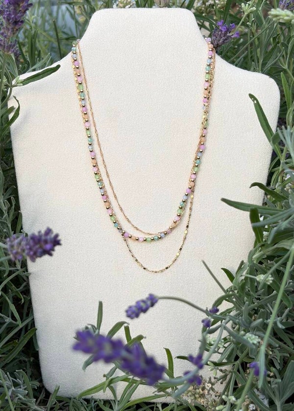 Triple Color Necklace