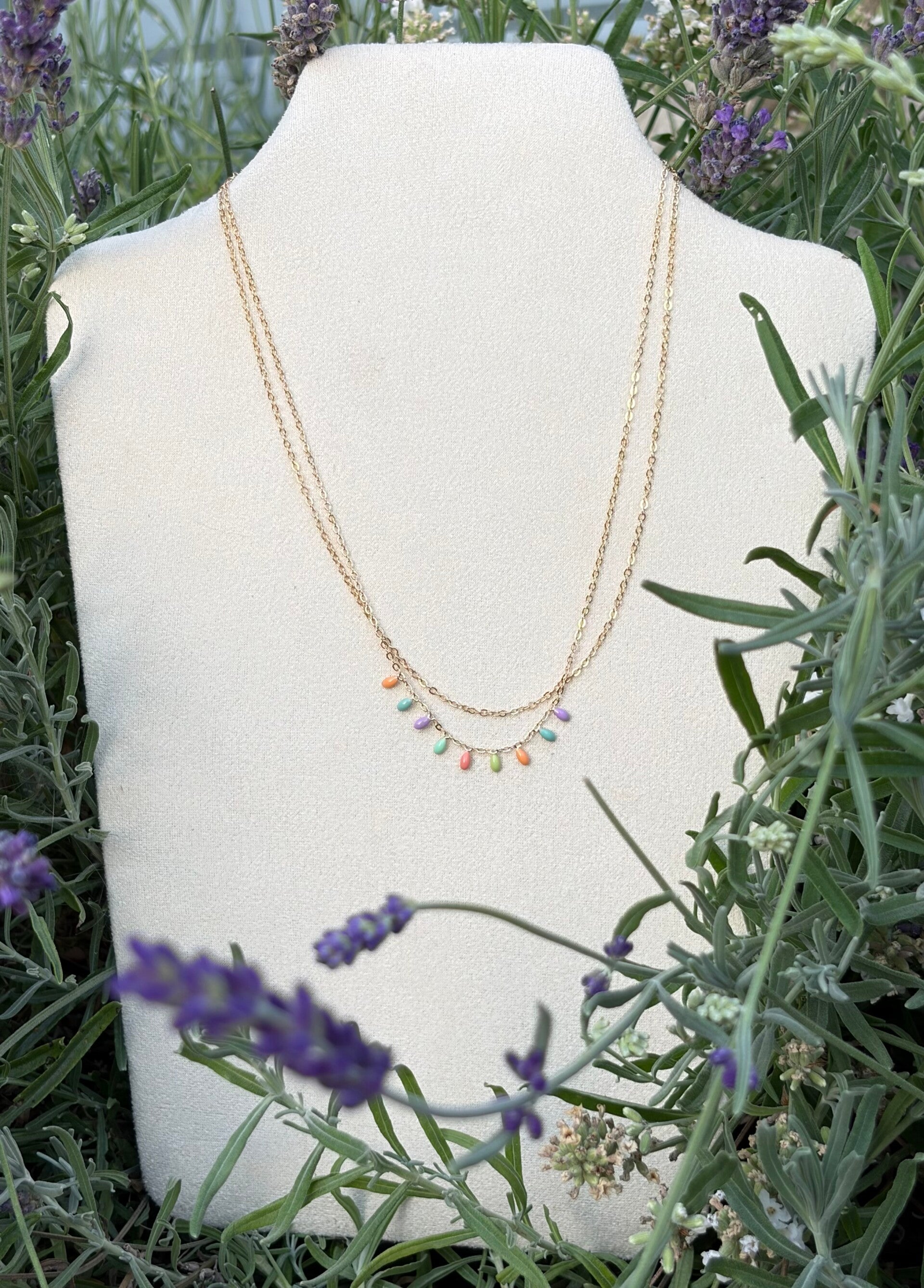 Color Drops Necklace