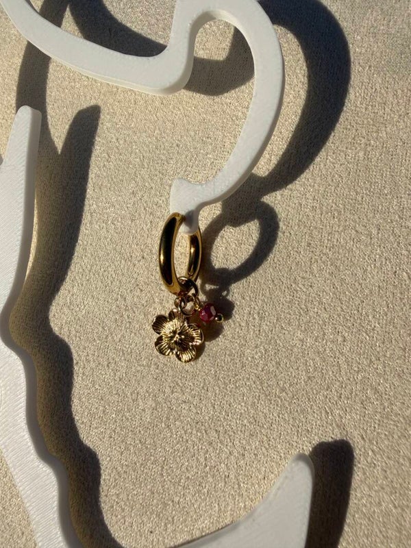 Flower Pearl Earring