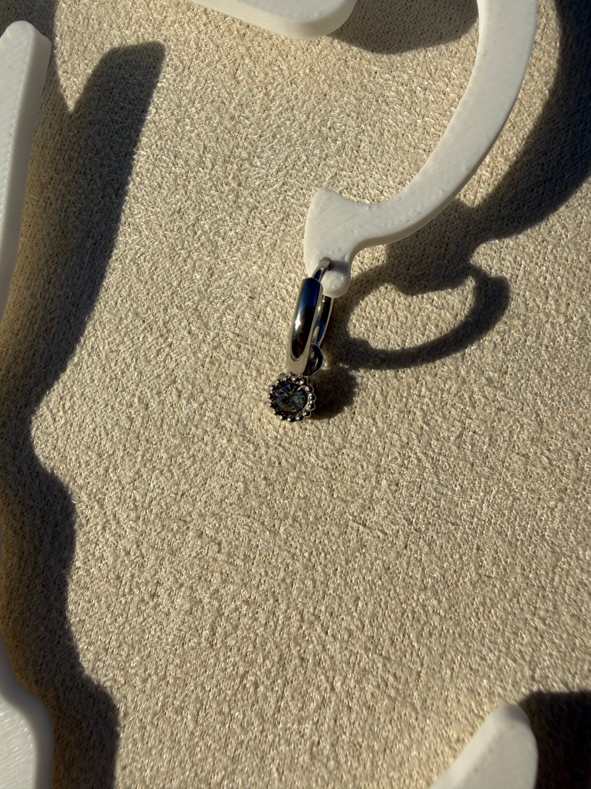 Simple Diamond Earring
