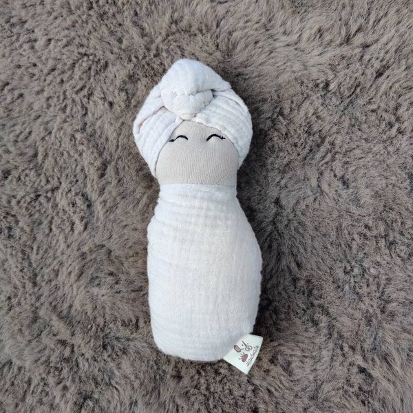 Swaddle baby 'babyroze liefde'