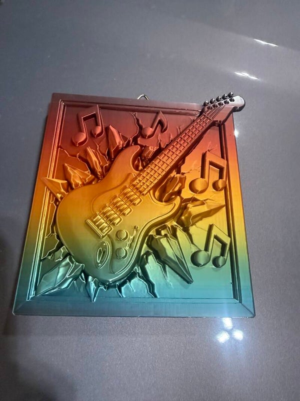 Guitar picture in a frame