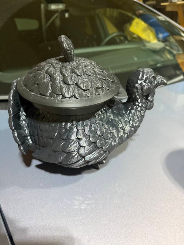 Turkey container and lid