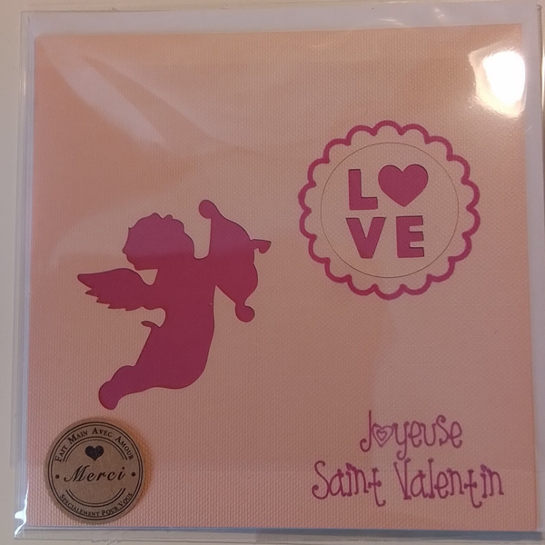 Carte joyeuse saint Valentin