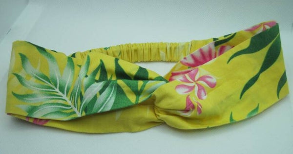 Bandeau pour cheveux jaune