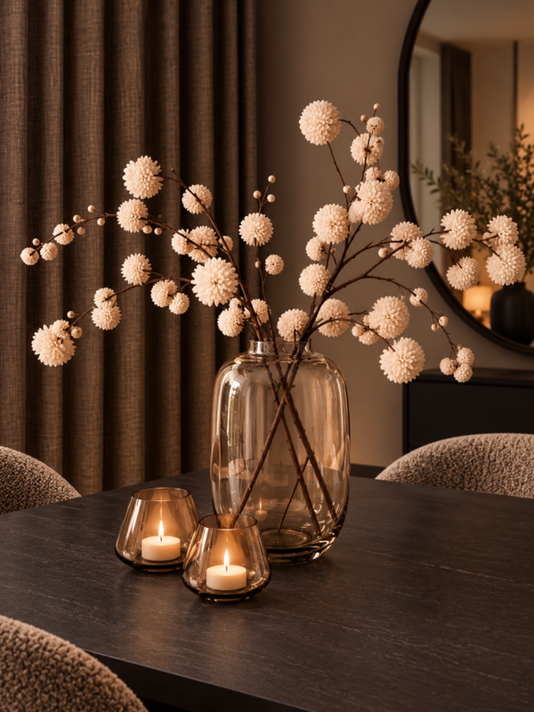 Pompom Antique White – 110 cm